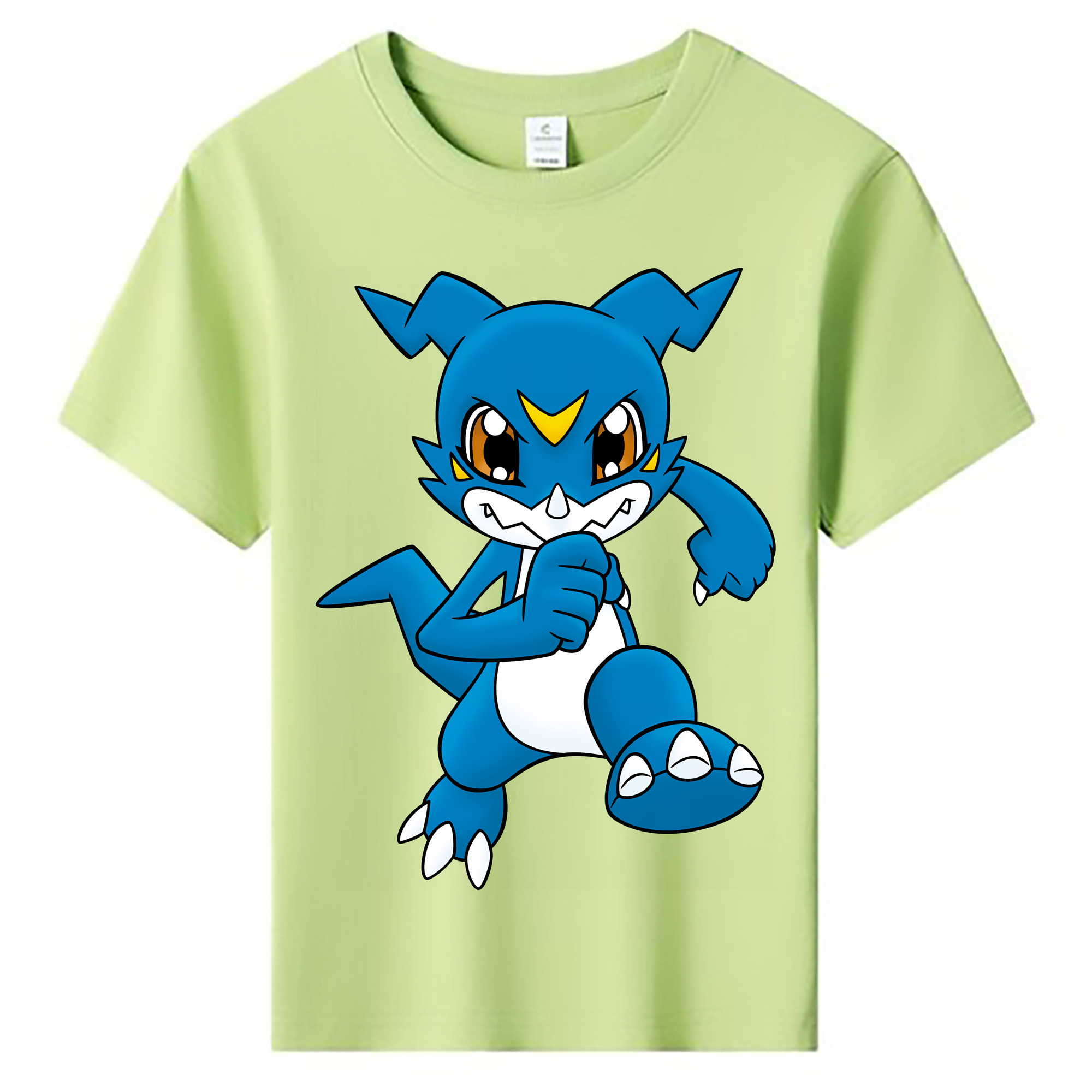（画像用） Digimon デジタルモンスター/デジモン 綿100％キッズTシャツ（フロントプリント）